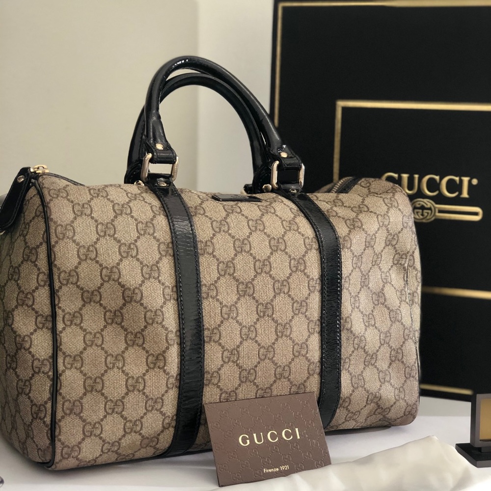🔥🔥🔥Gucci  Supreme Joy Boston GG Bag